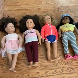 Lot of 4 My Generation Dolls from Target